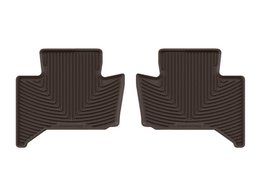 WeatherTech 24-27 Toyota Land Cruiser/24-26 Lexus GX Rear All-Weather Floor Mats - Cocoa