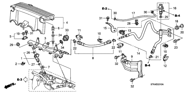 Acura - Fuel Injector Assembly