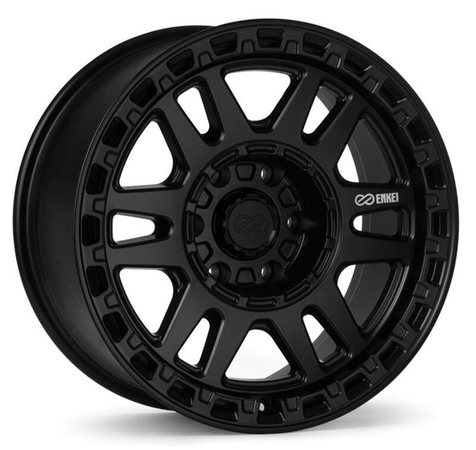 Enkei Trail-Tracker 17x8.5 / 6x139.7 BP / ET20 / 106.1mm Bore - Matte Black Wheel
