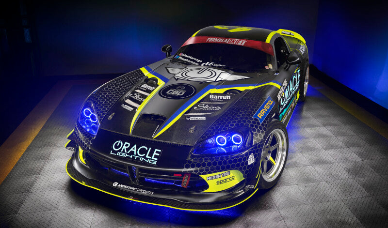 Oracle 03-09 Dodge Viper SRT-10 LED Headlight Halo Kit - Amber