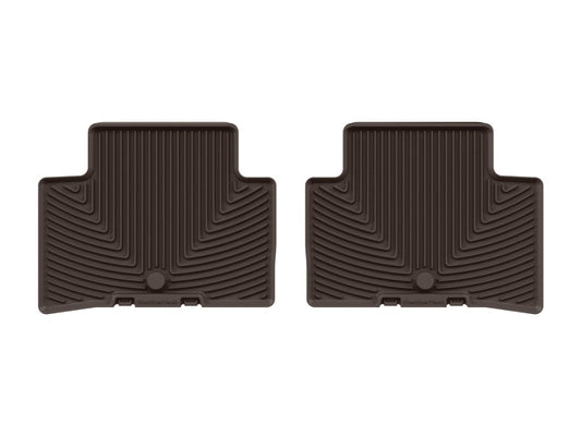 WeatherTech 22-26 Genesis GV70 Rear All-Weather Floor Mats - Cocoa