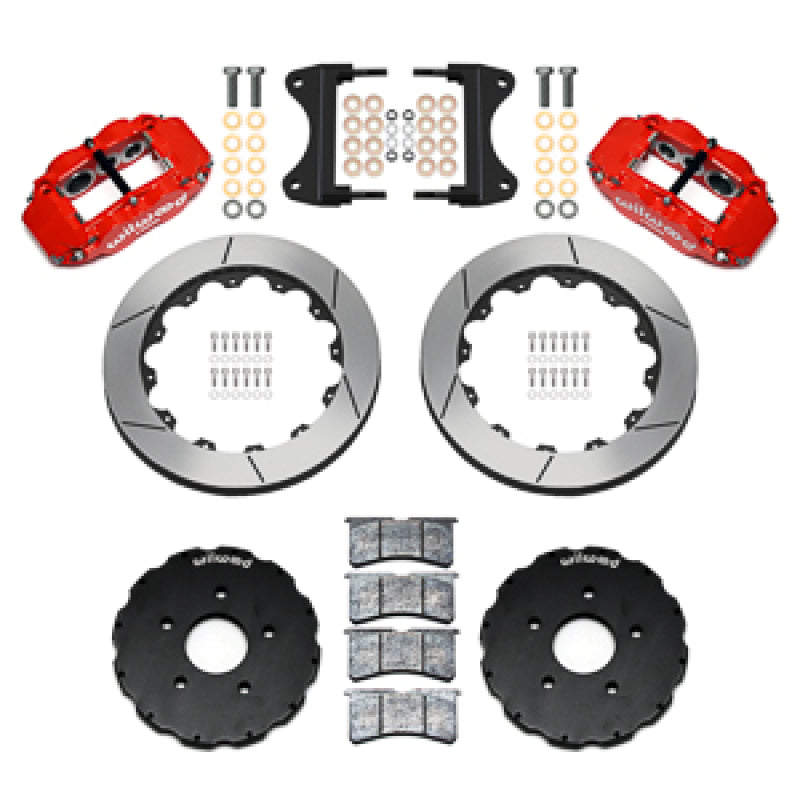 Wilwood 14-19 Chevrolet Corvette C7 Forged Narrow Superlite 6R Front BBK - 13.06 Rotor - Red