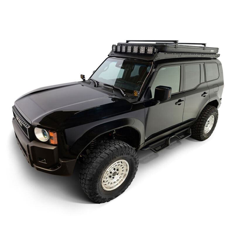 Westin 24-26 Toyota Land Cruiser Outlaw Drop Nerf Step Bars Textured Black