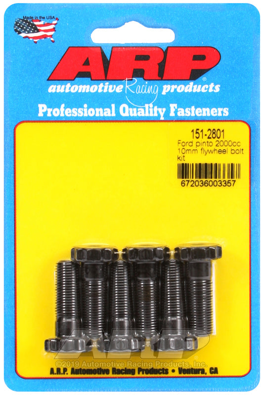 ARP Ford 2000cc Pinto M10 x 1.0 Thread Size Flywheel Bolt Kit