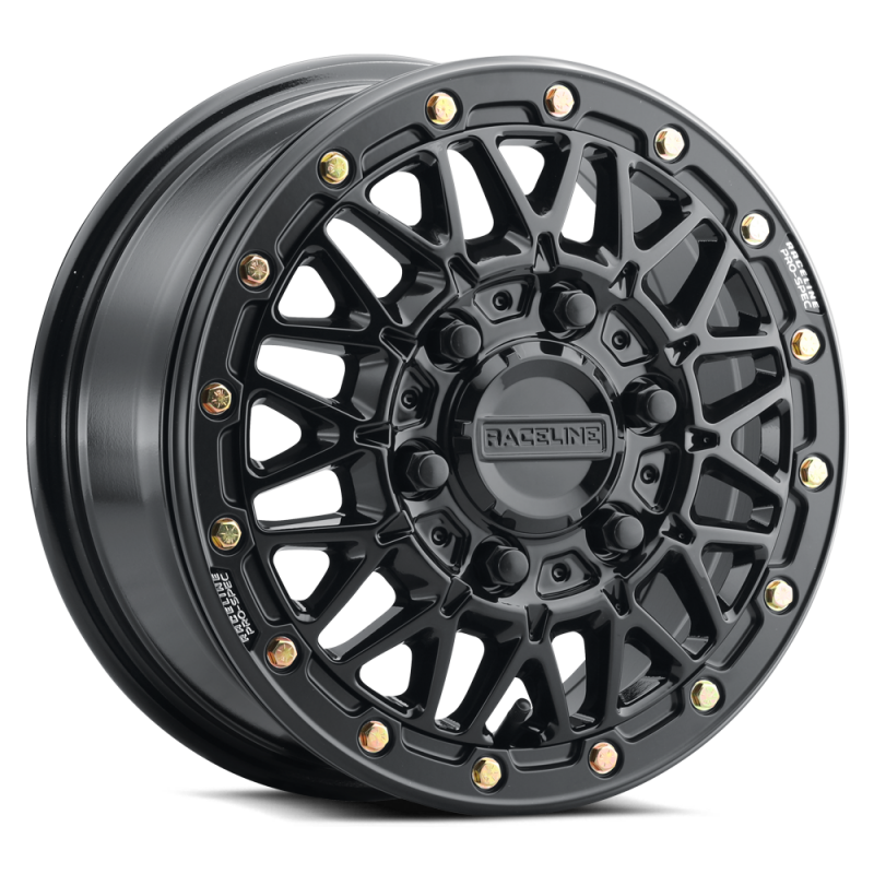 Raceline A15 Omega 15x6in / 6x139.7 BP / 74mm Offset / 78.1mm Bore - Gloss Black
