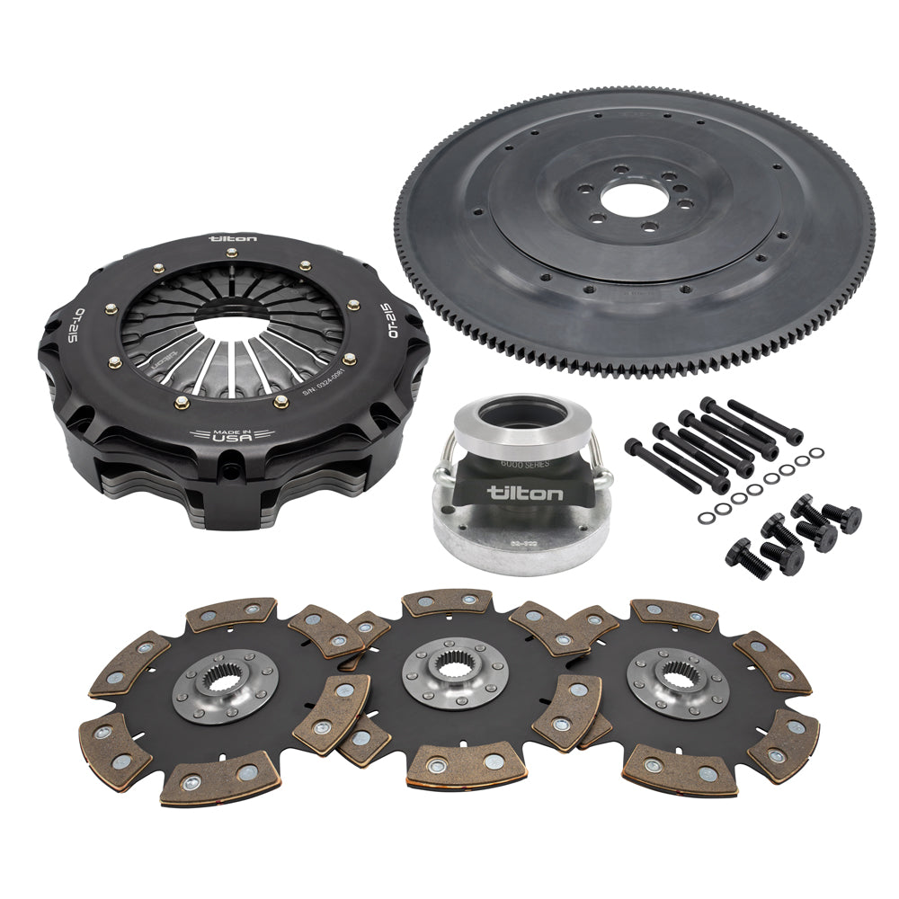 OT-215 3-DISC CERAMETALLIC CLUTCH KIT, CHEVY CAMARO GEN5 SS/Z28, INCLUDES HRB