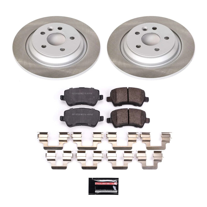 Power Stop 08-16 Volvo XC70 Rear Semi-Coated Rotor Kit