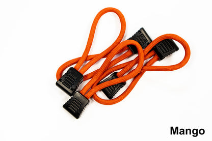 Fishbone Offroad Paracord Zipper Pulls 5 Pcs Mango