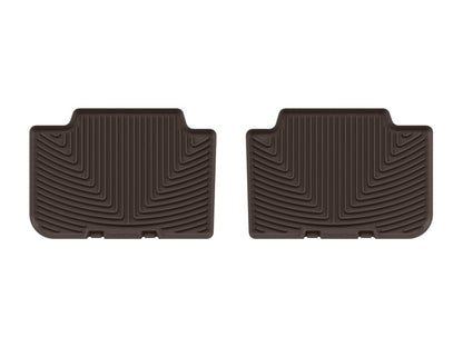 WeatherTech 25-26 BMW X3 30/M50 Rear All-Weather Floor Mats - Cocoa