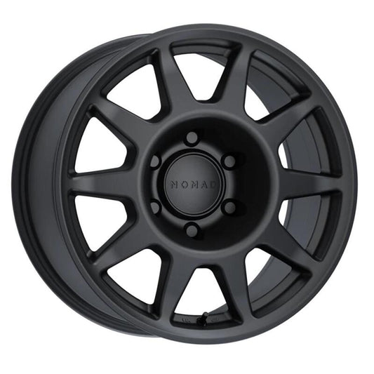 Nomad N505SB Touring 17x8.5in / 5X150 BP / 0mm Offset / 110.5mm Bore - Satin Black