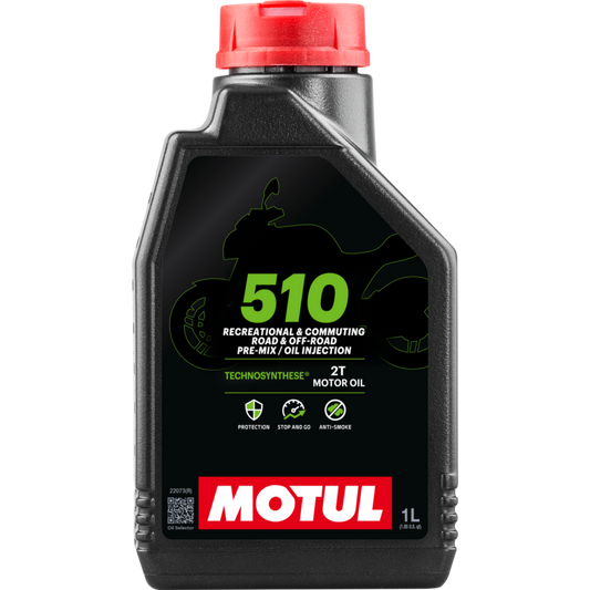 Motul 510 2T Pre-Mix Oil Injection 12X1L