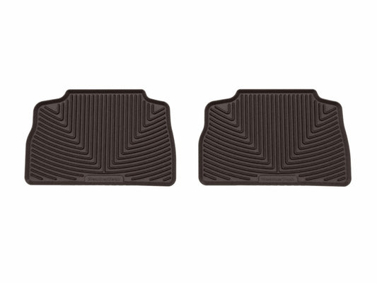 WeatherTech 24-26 BMW X6 Competition 2nd Row Rear All-Weather Floor Mats - Cocoa