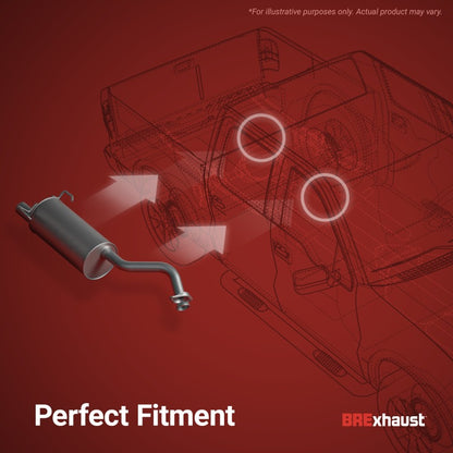 BRE Exhaust 92-93 Camry 2.2L Muffler Kit
