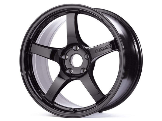 Gram Lights 57CR 19x9.5 +45 5x114.3 Glass Black Wheel