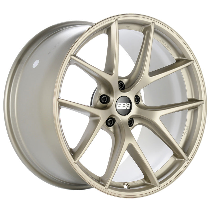 BBS Unlimited CI-R 20x8.5 ET65.5 (Face 0) Satin White-Gold Wheel