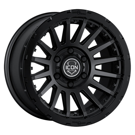 ICON Recon Pro 18x9 6 x 5.5 25mm Offset 6in BS 95.1mm Bore Satin Black Wheel