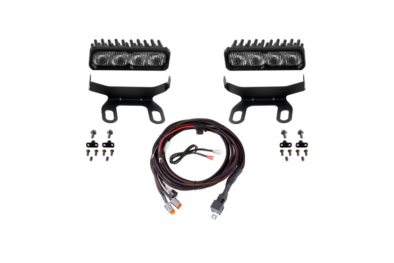 Diode Dynamics 2013-2018 Ram 1500 Ram Standard SS6 Pro LED Kit White Fog 6000K