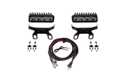 Diode Dynamics 2013-2018 Ram 1500 Ram Standard SS6 Pro LED Kit White Fog 6000K