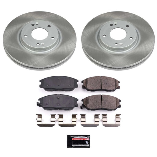 Power Stop 04-06 Kia Amanti Front Semi-Coated Rotor Kit