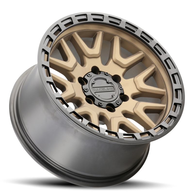 Raceline 953BZ Krank 20x9in / 8x165.1 BP / 0mm Offset / 125.2mm Bore - Bronze