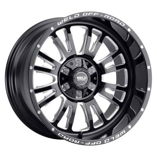 Weld Slingblade 20x10 / 6x135 / 4.75 BS / 106.1 HB - Gloss Black Milled - Non-BL Wheel