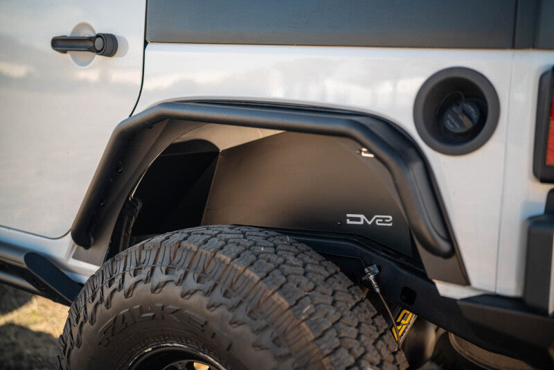 DV8 Offroad  07-18 Jeep Wrangler JK Rear Inner Fender - Satin Black