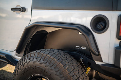DV8 Offroad  07-18 Jeep Wrangler JK Rear Inner Fender - Satin Black