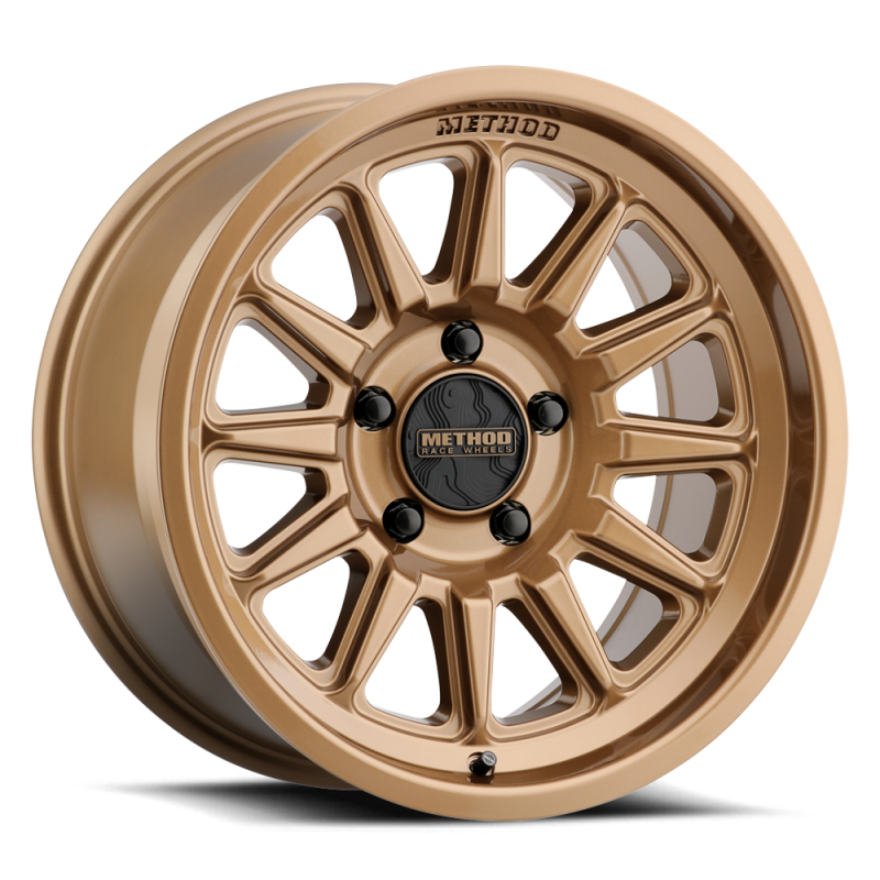 Method MR323 17x8.5 / 6x5.5 BP / 0ET / 4.72in BS / 106.25mm CB - Gloss Bronze Wheel