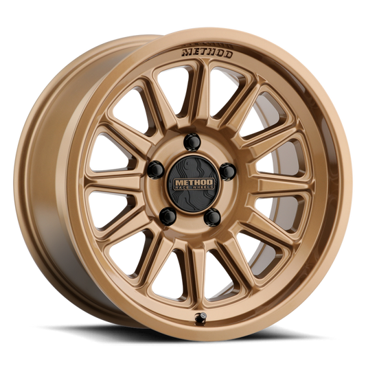 Method MR323 18x9 / 8x6.5 BP / 12ET / 5.44in BS / 130.81mm CB - Gloss Bronze Wheel