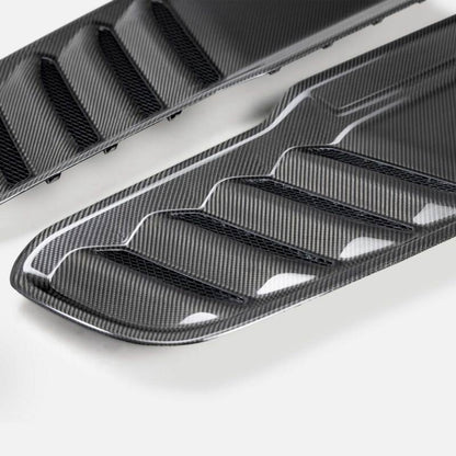 Anderson Composites 2021 Dodge RAM TRX Carbon Fiber Hood Vents - Type OE
