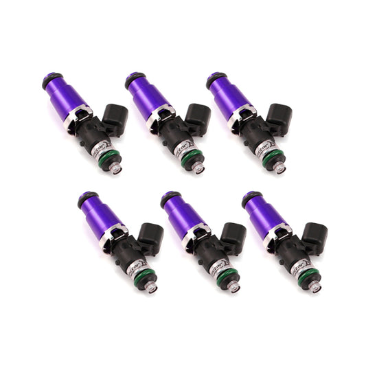 Injector Dynamics 1750-XDS - Audi/VW VR6 Models 12V Inj (Set of 6) 14mm Grey Adap Top and Sil Bot