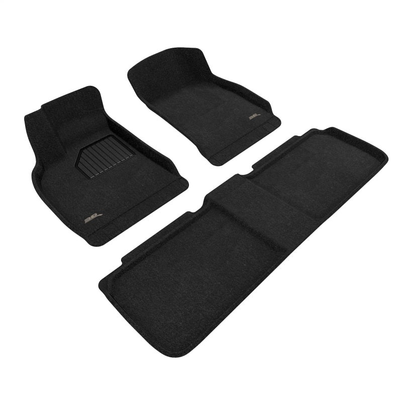 3D MAXpider 22-25 Lucid Air Elegant 1st 2nd Row - Floor Mat Set (Black)
