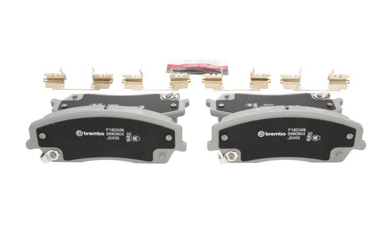 Brembo 05-08 Chrysler 300/ Dodge Charger/Challenger/Magnum Front NAO Brake Pad