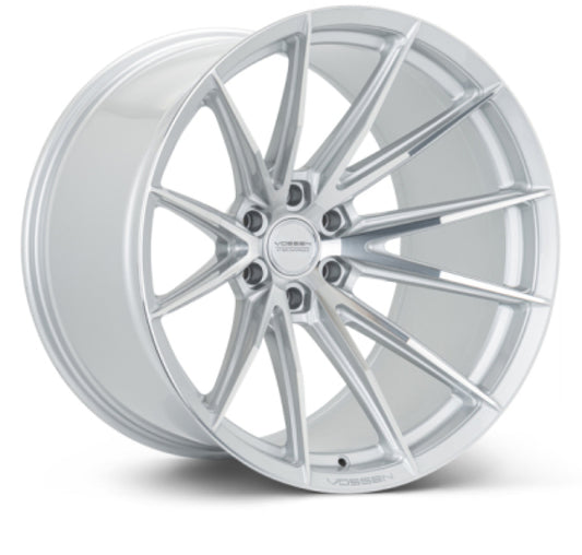 Vossen HFX-2 19x8.5 - 5x114.3 - ET30 - Flat Face - 73.1 - Silver Polished Wheel