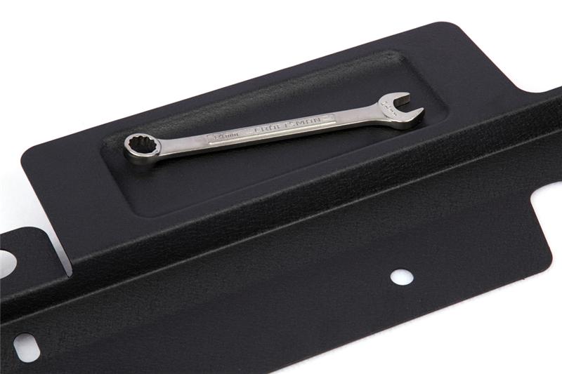 GrimmSpeed 05-09 Subaru Legacy/Outback Radiator Shroud w/Tool Tray - Textured Black