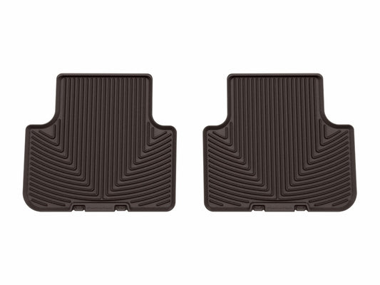 WeatherTech 17-25 Audi Q7 2nd Row Rear All-Weather Floor Mats - Cocoa