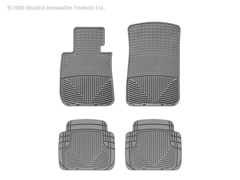 WT Rubber Mats - Rear - Grey