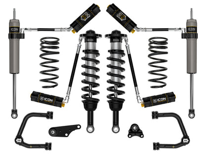 ICON 2024+ Toyota Tacoma 1.25in-3in Stage 5 Suspension System Tubular w/ Triple Rate Spring