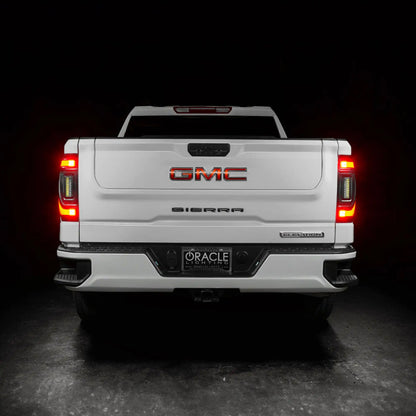 Oracle 19-23 GMC Sierra Black Series Flush Style LED Tail Lights - Factory Halogen