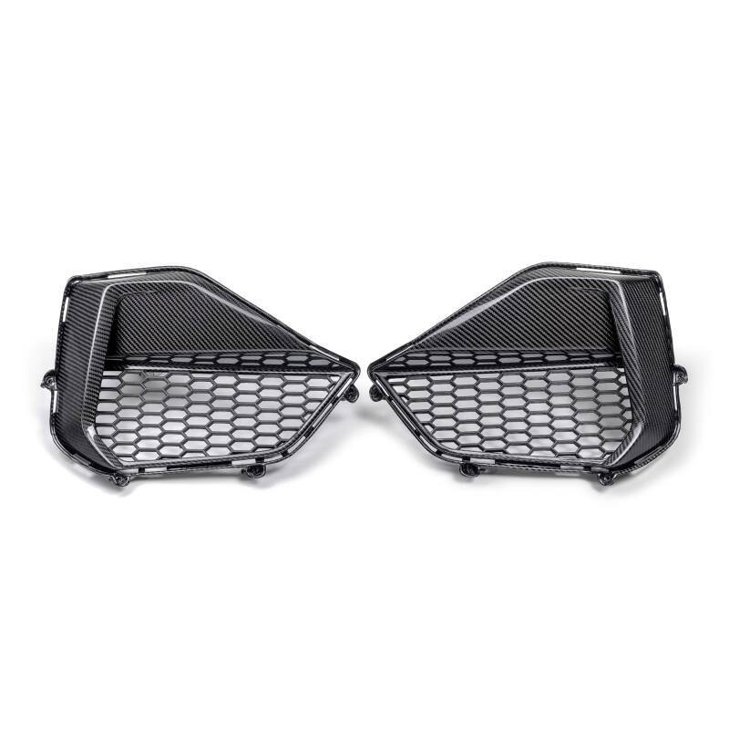 Anderson Composites 2024 Ford Mustang GT Carbon Fiber Front Bumper Inserts