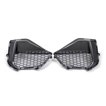 Anderson Composites 2024 Ford Mustang GT Carbon Fiber Front Bumper Inserts