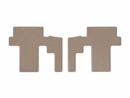 WeatherTech 22-26 Kia Carnival 2nd Row Rear All-Weather Floor Mats - Tan