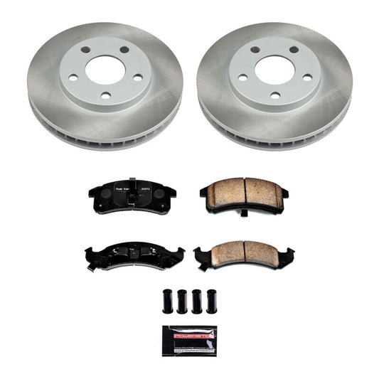 Power Stop 94-96 Pontiac Trans Sport Front Semi-Coated Rotor Kit