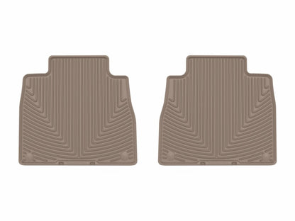 WeatherTech 20-25 Mercedes-Benz AMG GLS 63 SUV 2nd Row Rear All-Weather Floor Mats - Tan