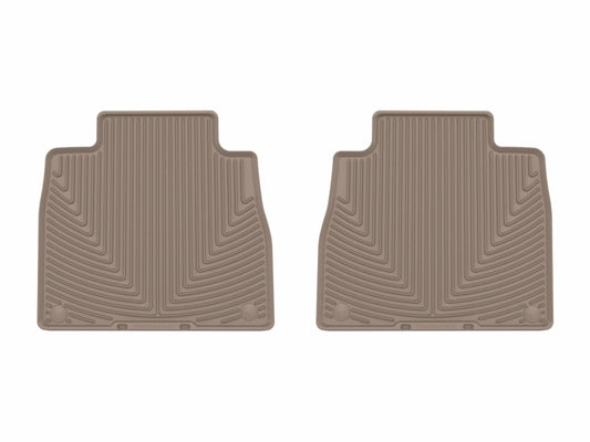 WeatherTech 20-25 Mercedes-Benz AMG GLS 63 SUV 2nd Row Rear All-Weather Floor Mats - Tan