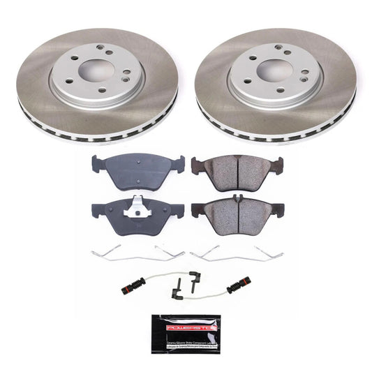 Power Stop 01-04 Mercedes-Benz SLK320 Front Semi-Coated Rotor Kit