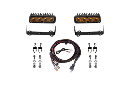Diode Dynamics 2014-2024 Toyota 4Runner SS6 Pro LED Kit Yellow Driving 3000K
