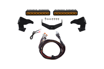 Diode Dynamics 2024-2026 Toyota Tacoma Stealth Lightbar SS10 Pro Yellow Combo 3000K