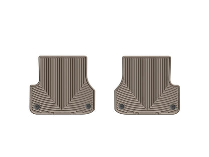 WeatherTech 12+ Audi A6/S6 Rear Rubber Mats - Tan