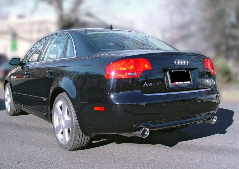 AWE Tuning Audi B7 A4 3.2L Touring Edition Dual Tip Exhaust - Diamond Black Tips